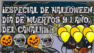 🎃¡ESPECIAL DE HALLOWEEN/DÍA DE MUERTOS💀2018 + UN AÑO DEL CANAL!🎈📆| Simba SuperCPPS 📘