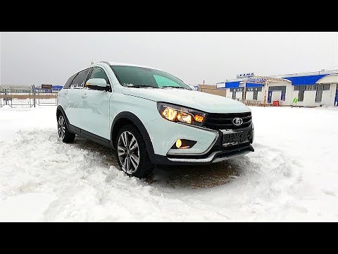 2018 LADA VESTA SW CROSS 1.6 (106). Обзор (интерьер, экстерьер, двигатель).