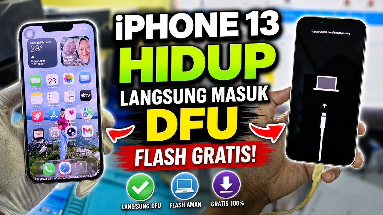 How to Fix iPhone 13 Stuck in DFU Mode - Free Flash! - YouTube