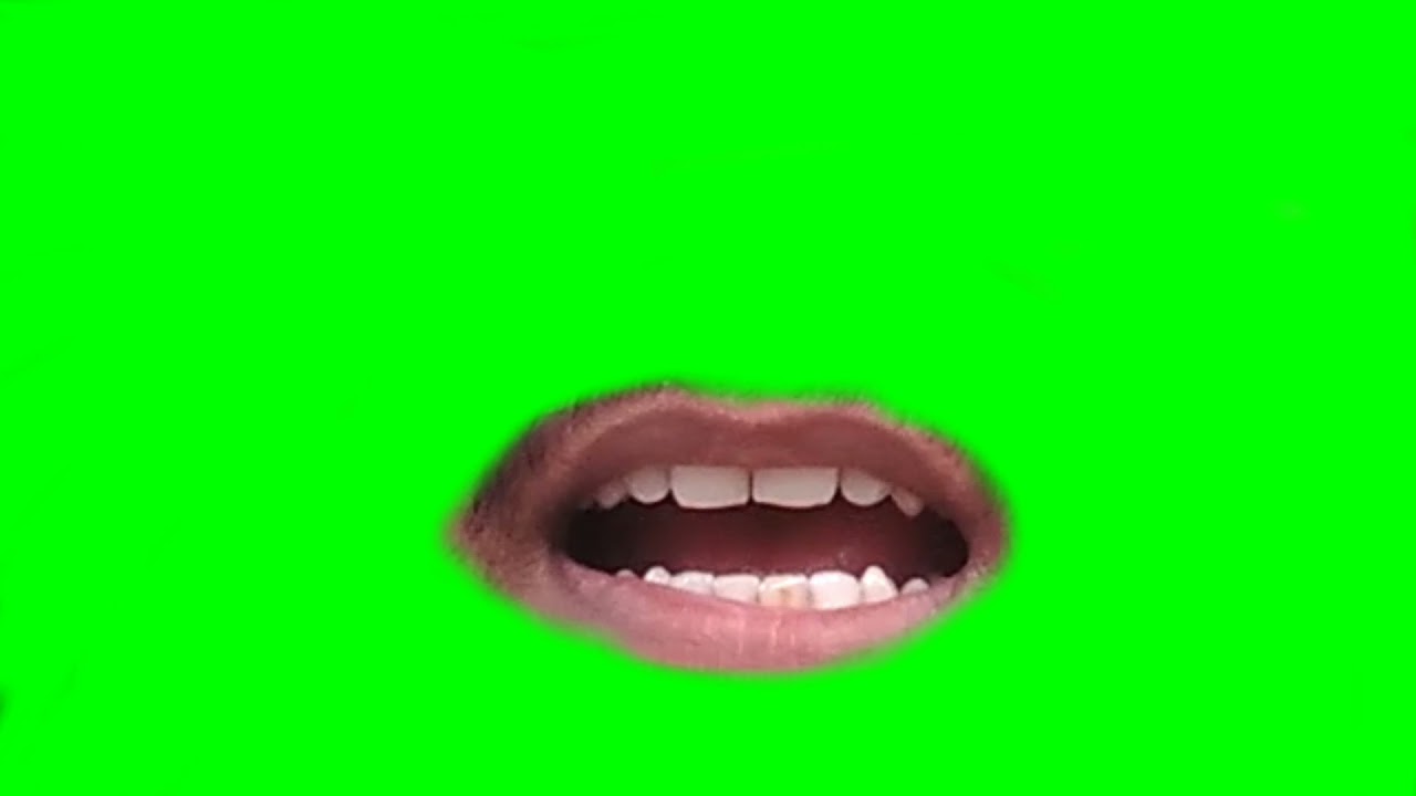 Green Screen Lips Moving Video. YouTube