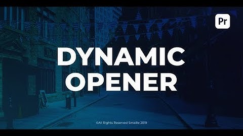 Dynamic Opener Premiere Pro Templates