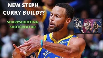 NEW POINT GUARD STEPH CURRY BUILD???? SHARPSHOOTING SHOT CREATOR!? BEST BUILD IN THE GAMEEEEE!!