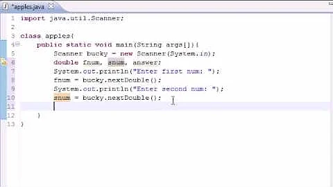 Java Programming Tutorial - 7 - Building a Basic Calculator