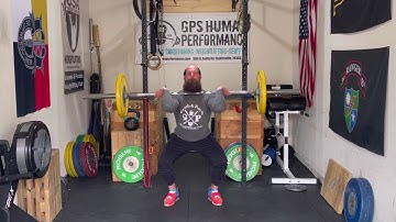 Paused Parallel Front Squats | GPS Human Performance