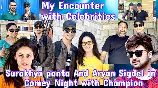 Aryan Sigdel And Surakchya Panta In Comedy Night With Champions Behind The Scene Vlog