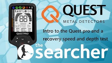 Quest pro review, recovery speed and depth test, metal detecting