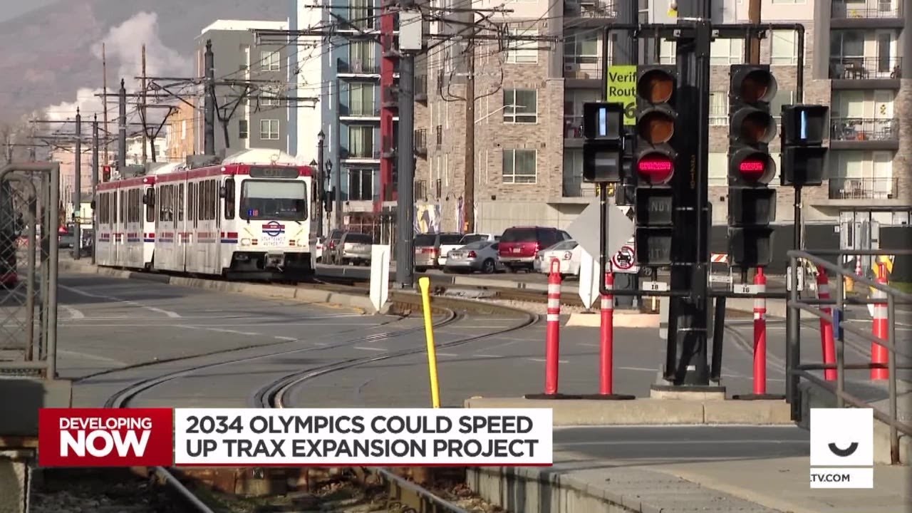 Salt Lake City's chance at hosting 2034 Olympic Games could speed up TRAX expansion project