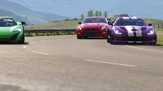 Nissan GT-R Nismo vs Dodge Viper GTC Tuned vs McLaren 675LT vs Porsche 911 R