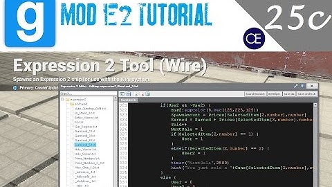[Gmod] Expression 2 Tutorial 25c: 4x4 Matricies