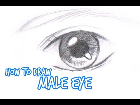 How To Draw Anime Eyes Male  Drawings Of Eyes Anime HD Png Download   680x6781548702  PngFind