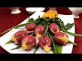 КРАСИВО и ВКУСНО💕 салат на ПРАЗДНИЧНЫЙ СТОЛ 🔥ТЮЛЬПАНЫ🌷