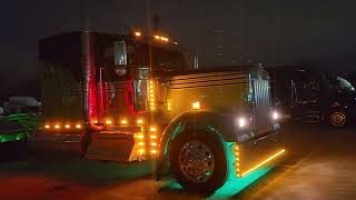 Quick nite shot of 2022 Kenworth W900