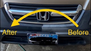 Renewing plastic trim on moms old Honda CR-V