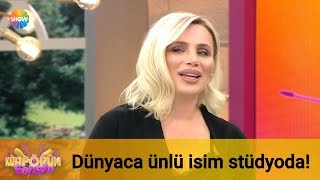 Dünyaca ünlü isim Kuaförüm Sensin stüdyosunda!