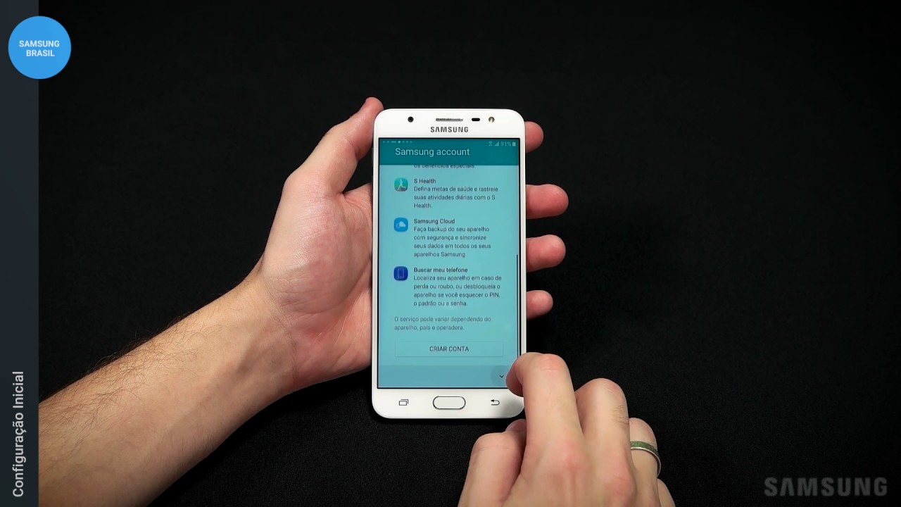 Galaxy J7 Prime  Configuração Inicial  YouTube
