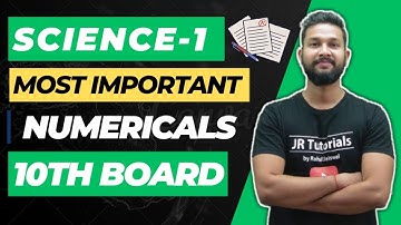 10th Science 1 Most Important Numericals | 5 Marks Fix | Maharashtra Board | JR Tutorials |