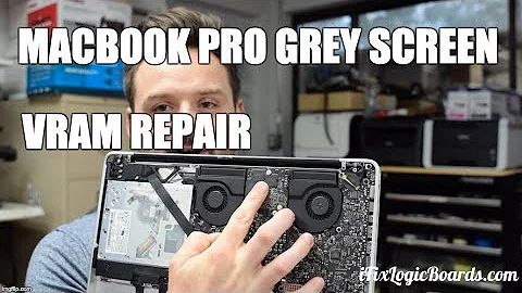 Réparation écran gris MacBook Pro 2011