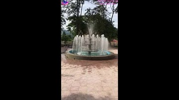 Lắp Đặt Đài Phun Nước Hình Tròn Tại Tủa Chùa - Điện Biên