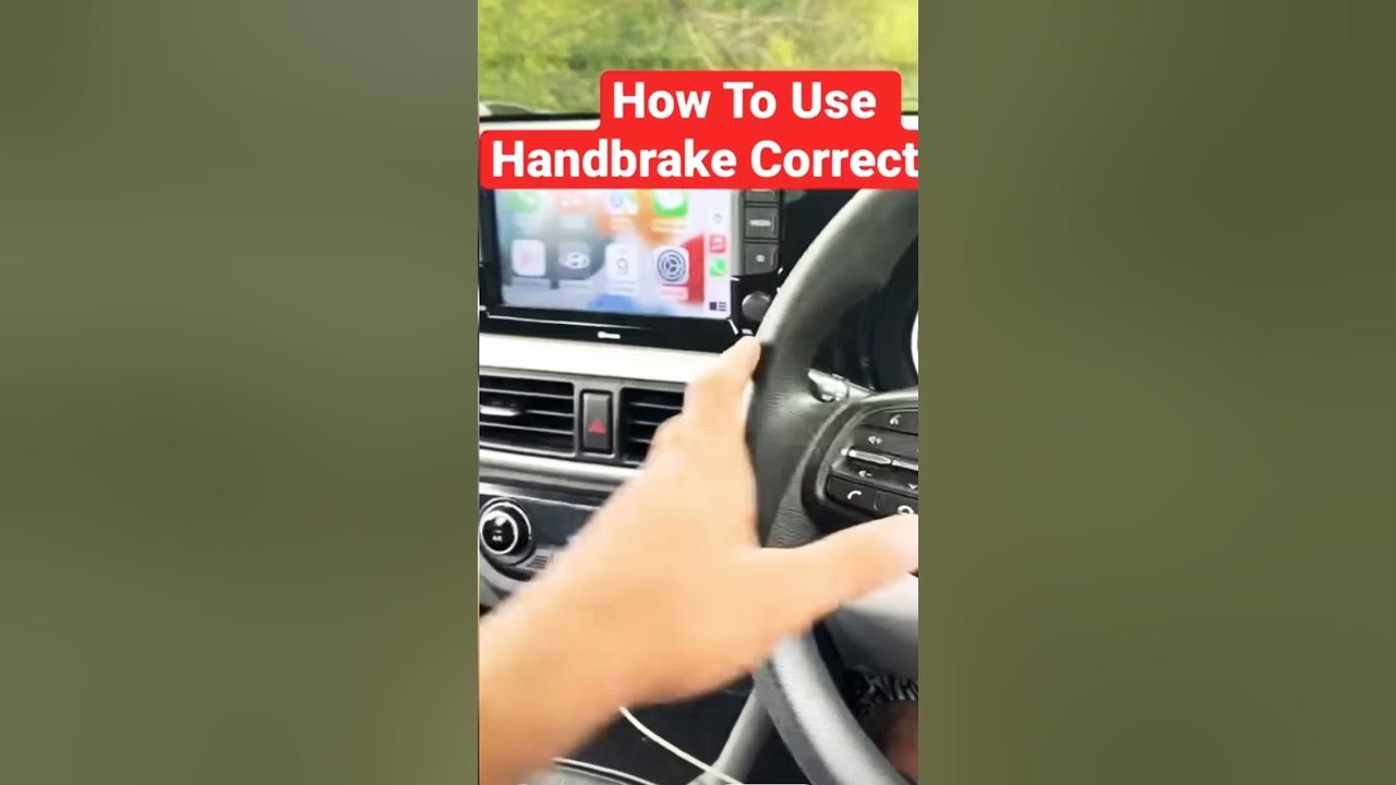How to Use Handbrake Correctly ytshorts cartips santoshofficial56