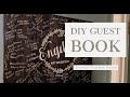 How To Make a Wooden Guest Book Sign || Alternative Guest Book