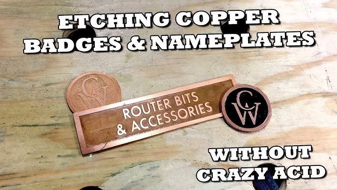 How To Do Glass and Brass Etching - hysonetch