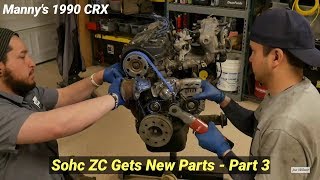 Budget CRX Build - SOHC ZC Engine Gets New Belts, Seals, and Clutch Kit