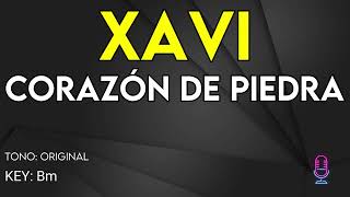 Xavi - Corazón De Piedra - Karaoke Instrumental