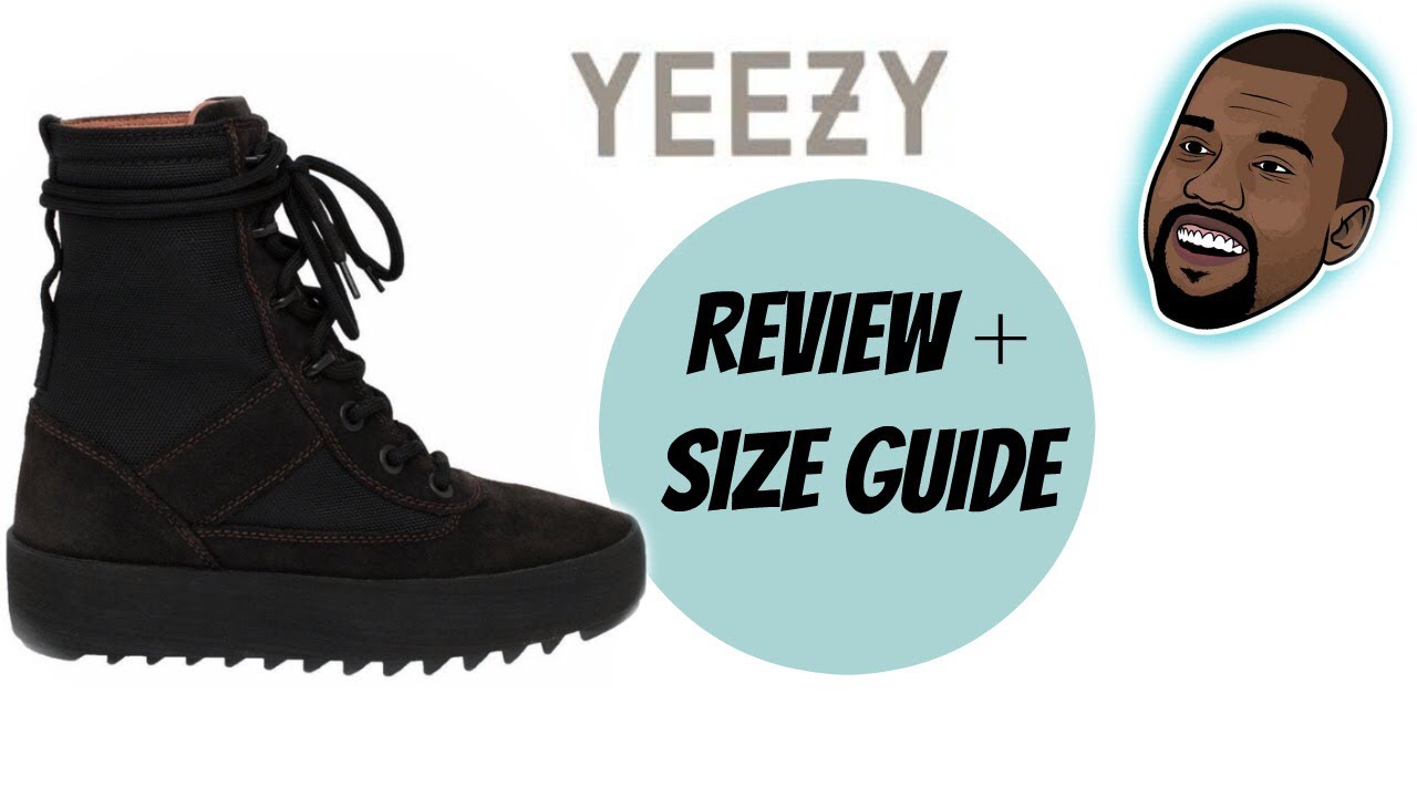 yeezy season 3 boots sizing