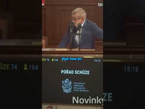 NULA a PARAZIT! ječí BABIŠ na MINISTRA, až se PULTÍK OTŘÁSÁ
