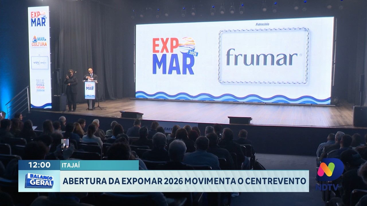 Expomar 2026 abre em Itajaí para impulsionar economia do mar