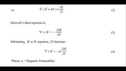 Expression for Electromagnetic waves in free space