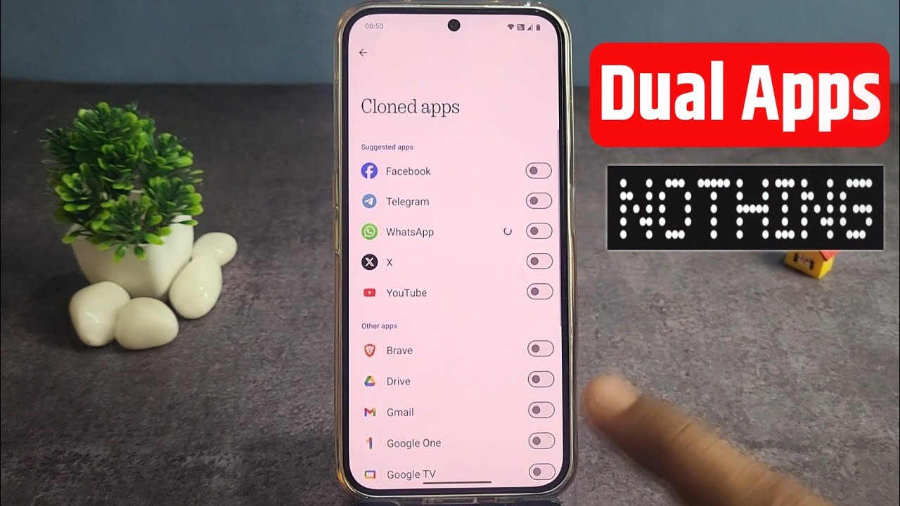 nothing phone me dual app kaise chalaye | how to use dual app in ...