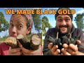 How we made BIOCHAR. Turning Our Waste into Black Gold #biochar