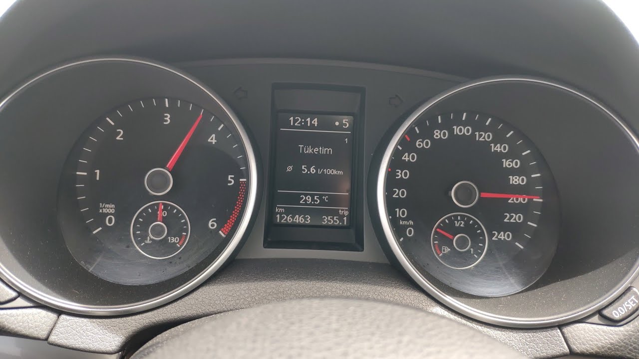 Volkswagen Golf 6 Top Speed Test Hız Testi (240 km/h