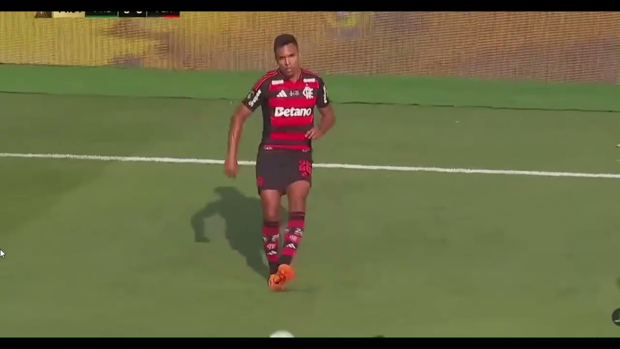 Flamengo 4-2-3-1 ㉑ジョルジーニョ（Jorginho）vs Palmeiras build-up/defense/positioning　（2025/11/30・前半）