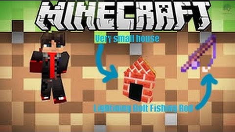 The Smallest house in Minecraft//Only one command