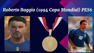 How To Create Roberto Baggio (1994) on Pro Evolution Soccer 6