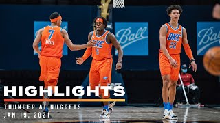 Highlights | Thunder at Nuggets