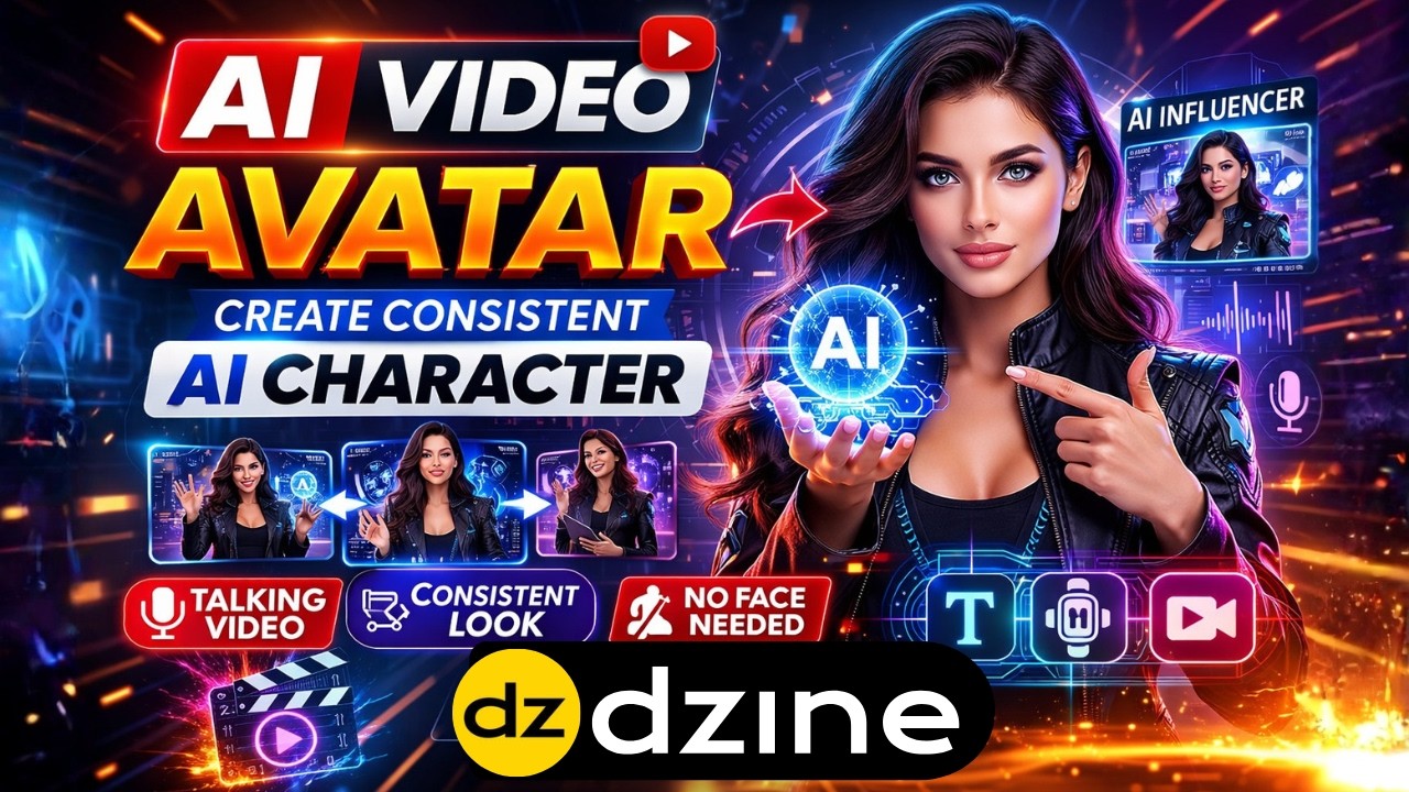 AI Video: Create a Consistent AI Character & Talking Video with Dzine ...