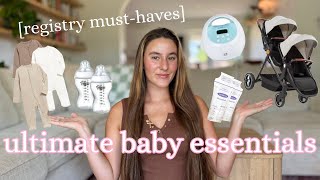Everything You *ACTUALLY* Need For A Baby🍼registry must-haves