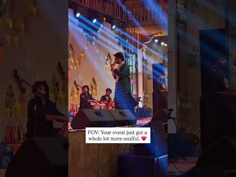 POV: Your Event Just Got a Whole Lot More Soulful ❤️ | Rock E Sufi | #Shorts