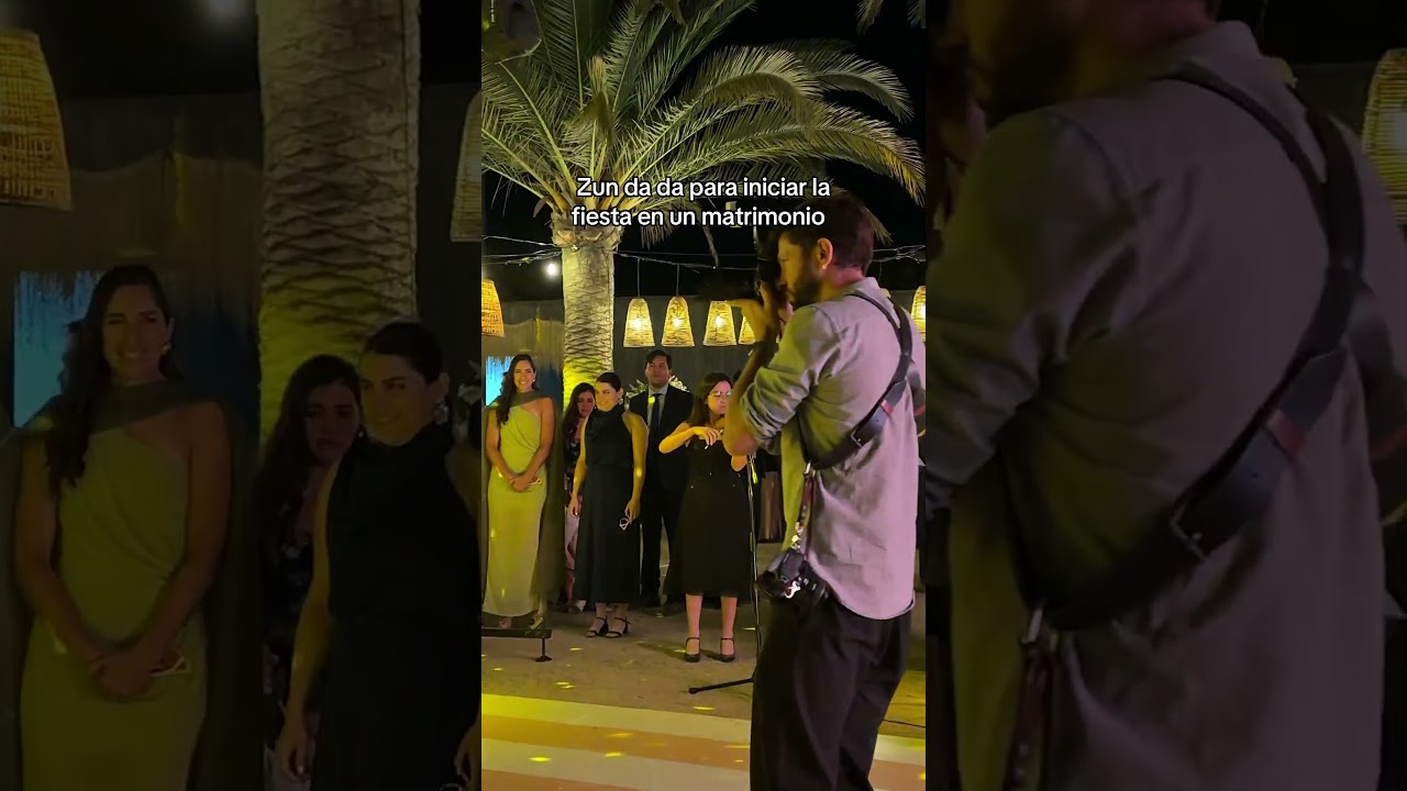 Zun da da en un casamiento espectacular 