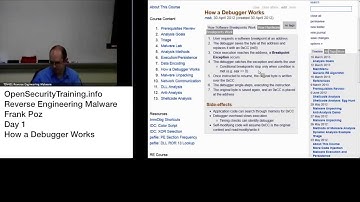 Reverse Engineering Malware Day 1 Part 16: How a Debugger Works