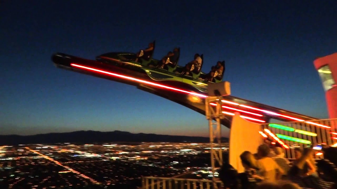 Crazy Rollercoaster on Stratosphere Tower LAS VEGAS YouTube