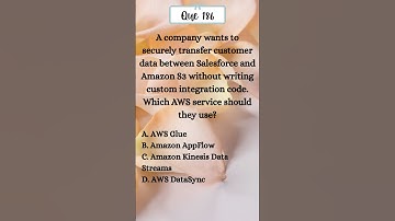 Que 186: AWS Cloud Practitioner question #aws #shorts #viral #viralshorts #ytshorts #youtubeshorts