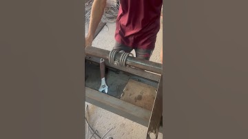 Double Compression Spring Made on Lathe | 6mm Wire | 1.5-Inch Inner Bore #youtubeshorts