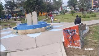 Por la avenida Eduardo de Habich en el distrito de San Martin de Porres .