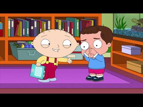 Stewie hits Doug, causing a nose bleed