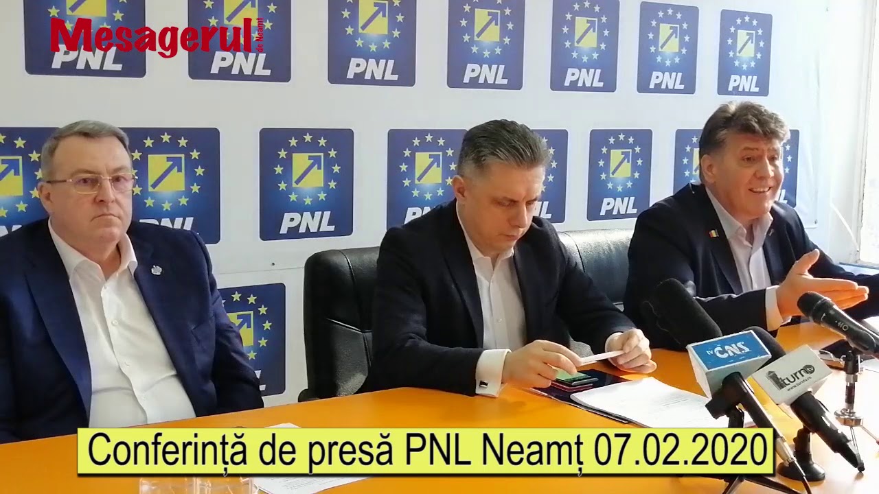 Conferință de presă PNL Neamț: „La moțiune s-a votat împotriva românilor”