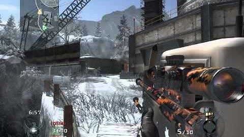 Call of Duty Black Ops no scope across the map